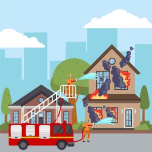 steps to repair fire damage Massachusetts
